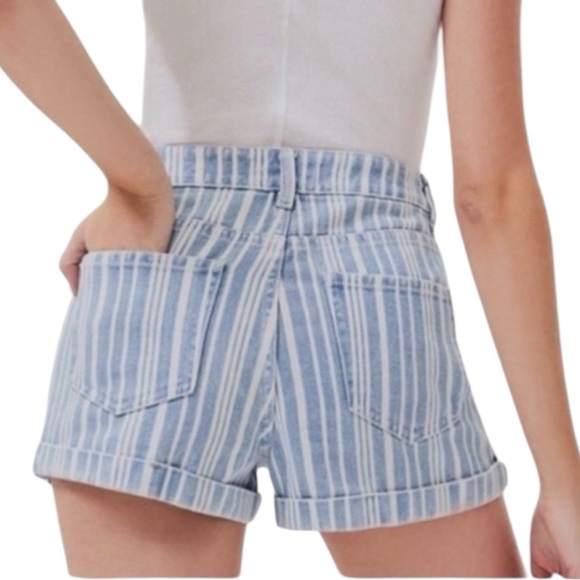🎄PacSun High Rise Tonal Striped Mom Short - Picture 5 of 5